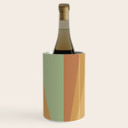 Geometric Triangles XII Earthy Rustic Wine Chiller Gallery Image 1