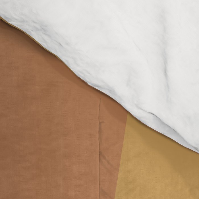 Geometric Triangles XII Earthy Rustic Comforter Gallery Image 4