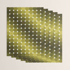 Retro Rounded Rectangle Gradient - Green Wrapping Paper Gallery Image 3