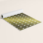 Retro Rounded Rectangle Gradient - Green Yoga Mat Gallery Image 2