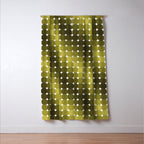 Retro Rounded Rectangle Gradient - Green Window Curtain Gallery Image 3