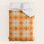 Vintage Yellow Orange Flowers Comforter Gallery Image 6
