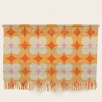 Vintage Yellow Orange Flowers Wall Hanging Gallery Image 1