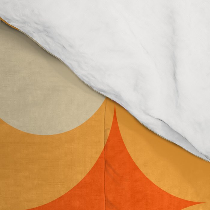 Vintage Yellow Orange Flowers Comforter Gallery Image 4