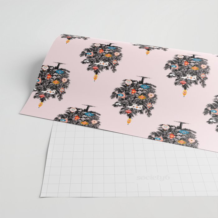Retro Christmas tree no3 Wrapping Paper Gallery Image 2