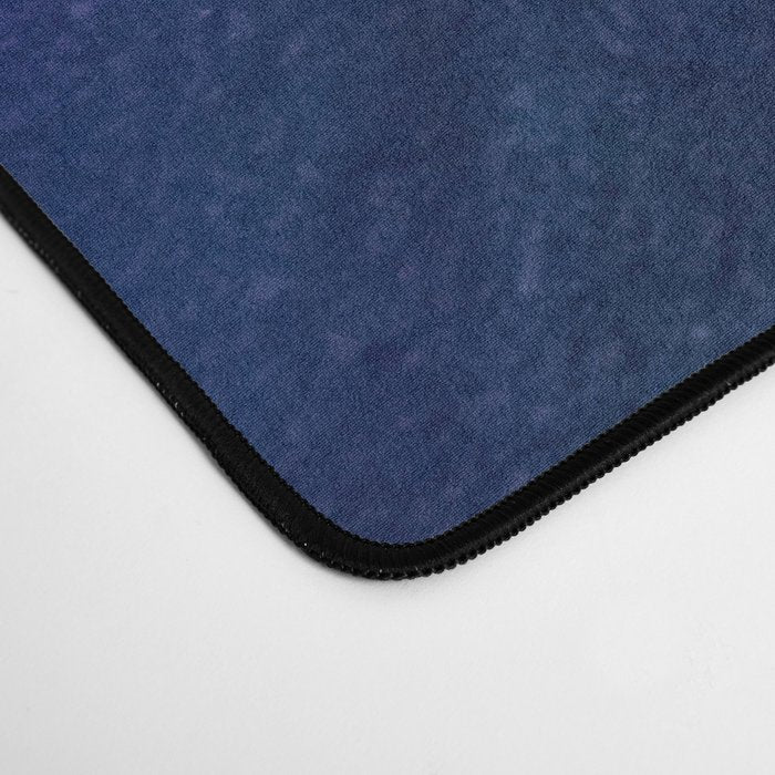 Abstract in Yellow, Green and Blue Desk Mat Gallery Image 4