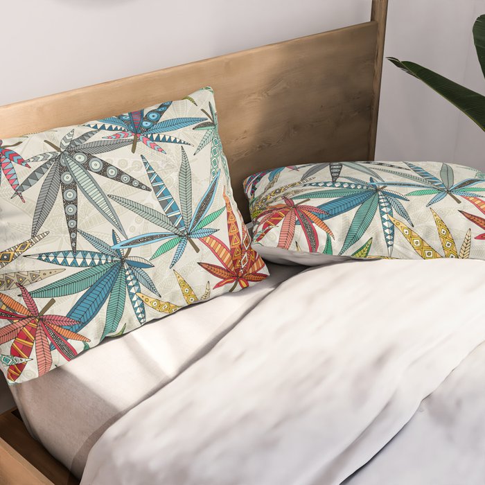 boho weed light Pillow Sham Gallery Image 2