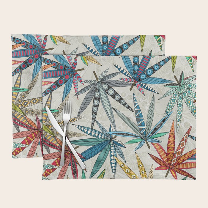 boho weed light Placemat Gallery Image 1