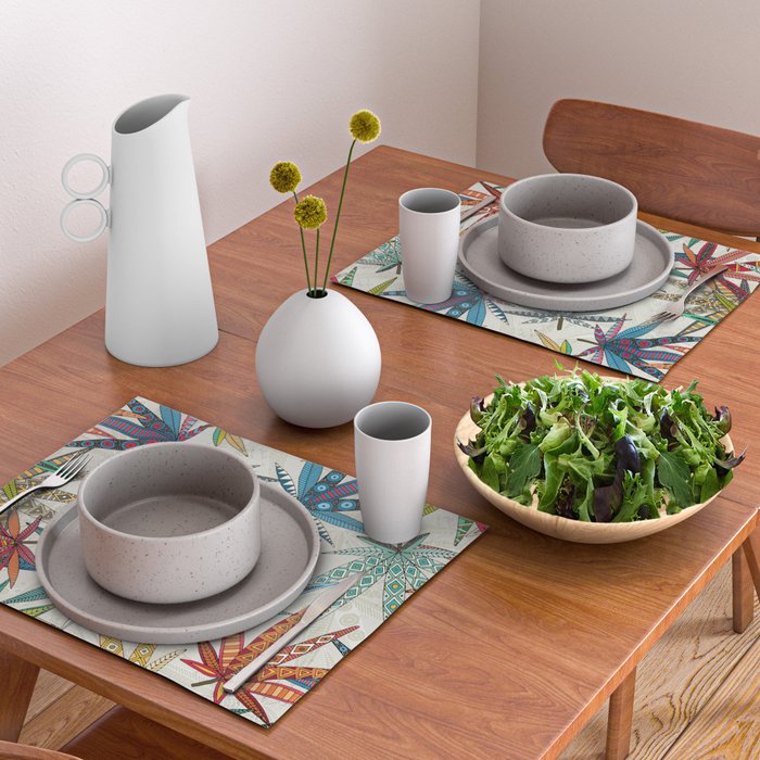 boho weed light Placemat Gallery Image 2