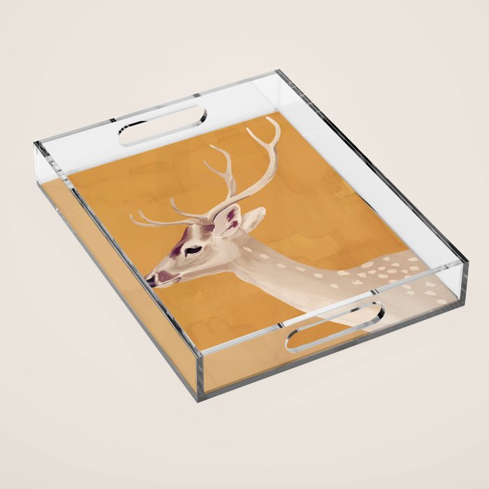 White Stag III Acrylic Tray Gallery Image 1