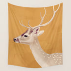 White Stag III Wall Tapestry Gallery Image 4