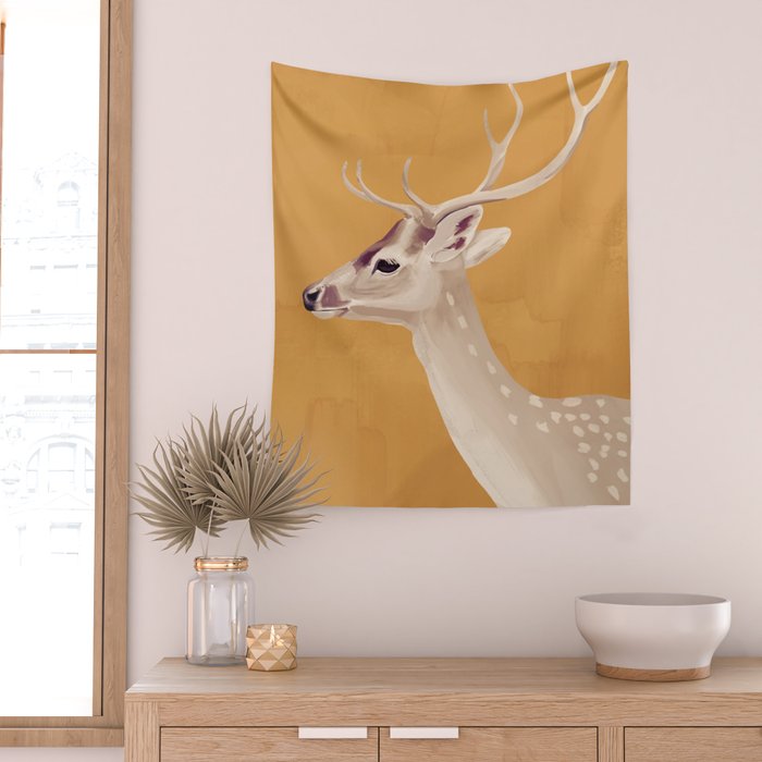 White Stag III Wall Tapestry Gallery Image 2