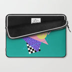 Memphis pattern 120 - 80s / 90s Retro Laptop Sleeve Gallery Image 2