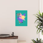 Memphis pattern 120 - 80s / 90s Retro Poster Gallery Image 2