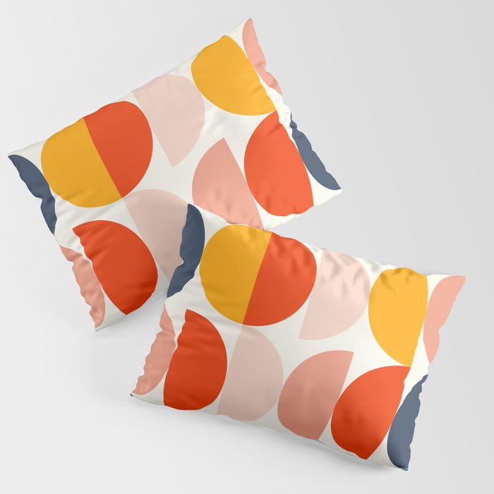 Mid Century Modern Geometry 6 Pillow Sham Gallery Image 3