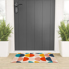 Mid Century Modern Geometry 6 Welcome Mat Gallery Image 3