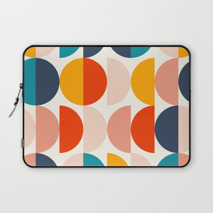Mid Century Modern Geometry 6 Laptop Sleeve Gallery Image 1