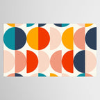 Mid Century Modern Geometry 6 Tablecloth Gallery Image 2