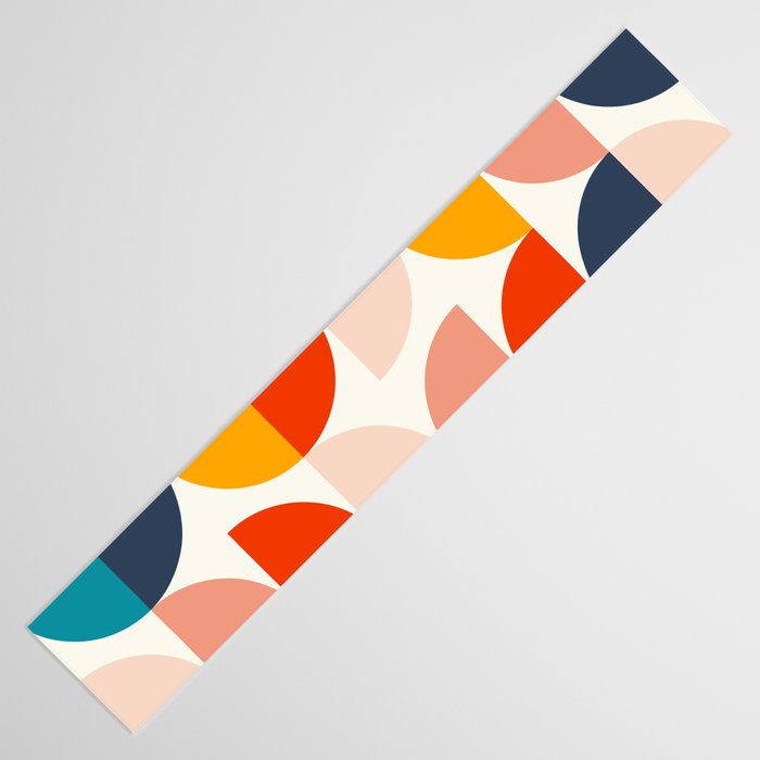 Mid Century Modern Geometry 6 Table Runner Gallery Image 3