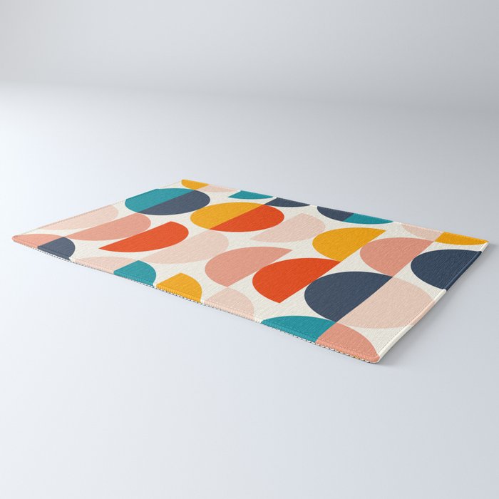 Mid Century Modern Geometry 6 Rug Gallery Image 3
