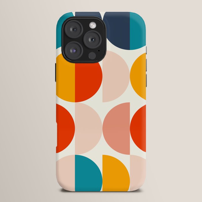 Mid Century Modern Geometry 6 iPhone Case Gallery Image 16