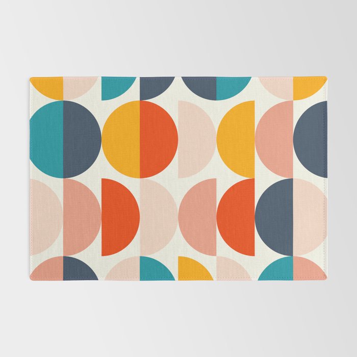 Mid Century Modern Geometry 6 Rug Gallery Image 2