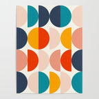 Mid Century Modern Geometry 6 Poster Gallery Image 4
