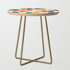 Mid Century Modern Geometry 6 Side Table Gallery Image 1