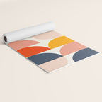 Mid Century Modern Geometry 6 Yoga Mat Gallery Image 2
