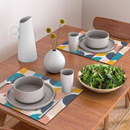 Mid Century Modern Geometry 6 Placemat Gallery Image 2