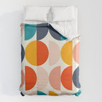 Mid Century Modern Geometry 6 Duvet Cover Gallery Image 6