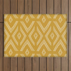 Birch in Gold Outdoor Rug Gallery Image 1