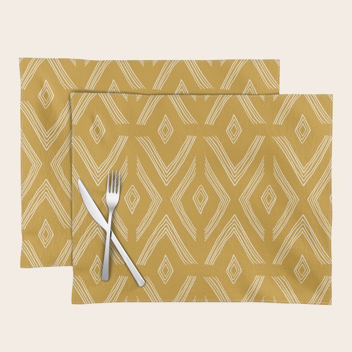 Birch in Gold Placemat Gallery Image 1