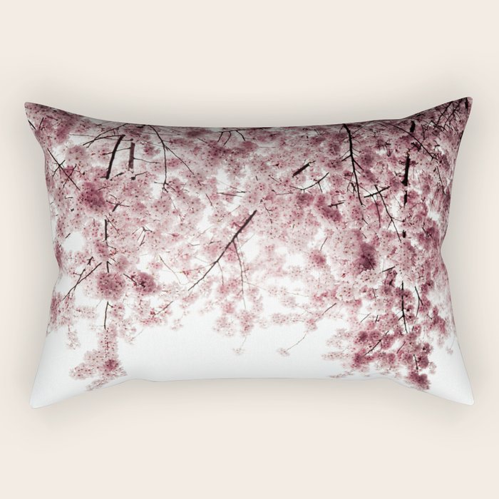Cherry Blossoms Rectangular Pillow Gallery Image 1