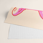 Hot Pink Bulldog Wrapping Paper Gallery Image 2