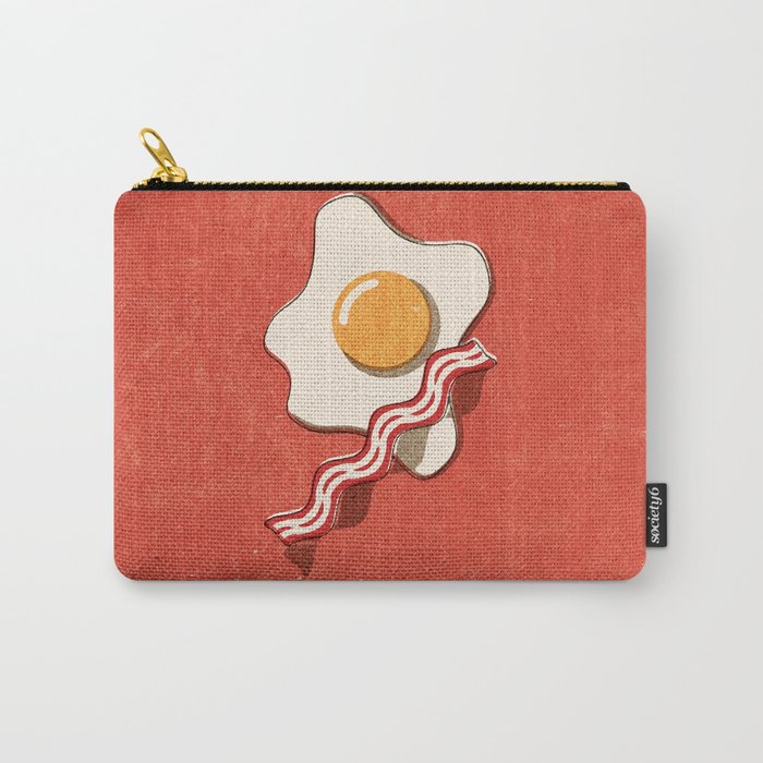 FAST FOOD / Egg and Bacon Carry All Pouch Gallery Image 1
