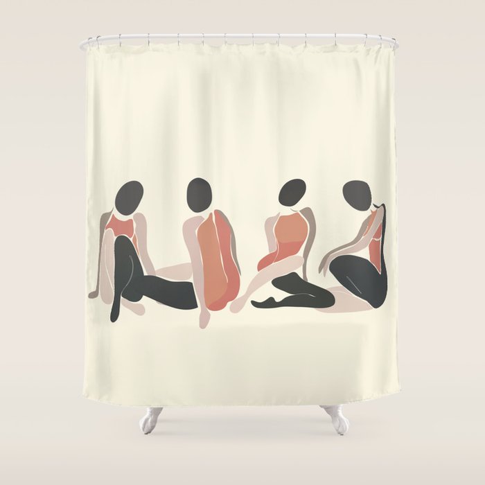 Woman Forms Shower Curtain Gallery Image 1