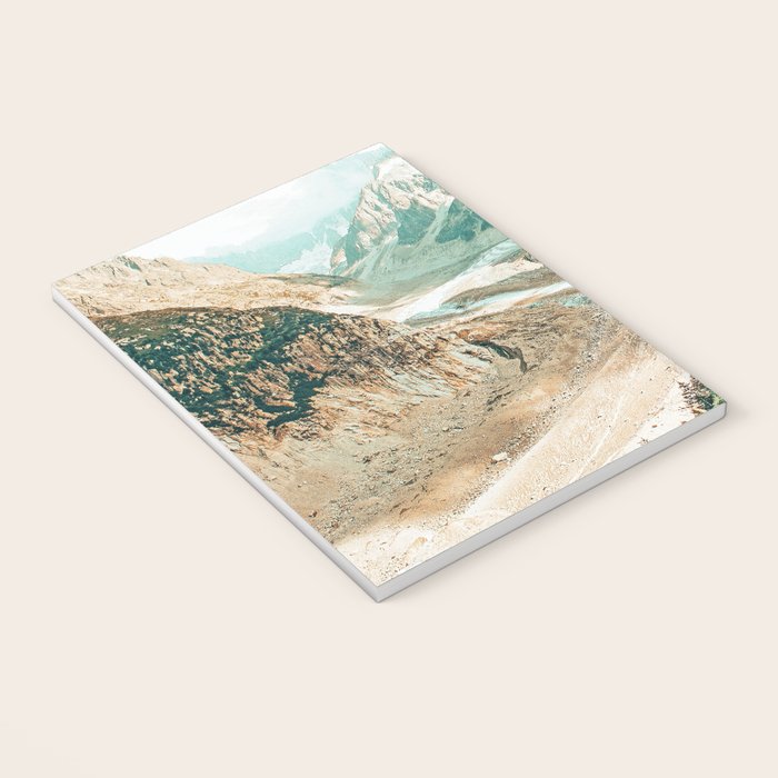 Apricity, Scenic Neutral Pastel Nature Travel Photography, Mountains Exotic Birds Landscape Path Notebook Gallery Image 3