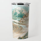 Apricity, Scenic Neutral Pastel Nature Travel Photography, Mountains Exotic Birds Landscape Path Travel Mug Gallery Image 1
