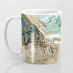 Apricity, Scenic Neutral Pastel Nature Travel Photography, Mountains Exotic Birds Landscape Path Coffee Mug Gallery Image 3