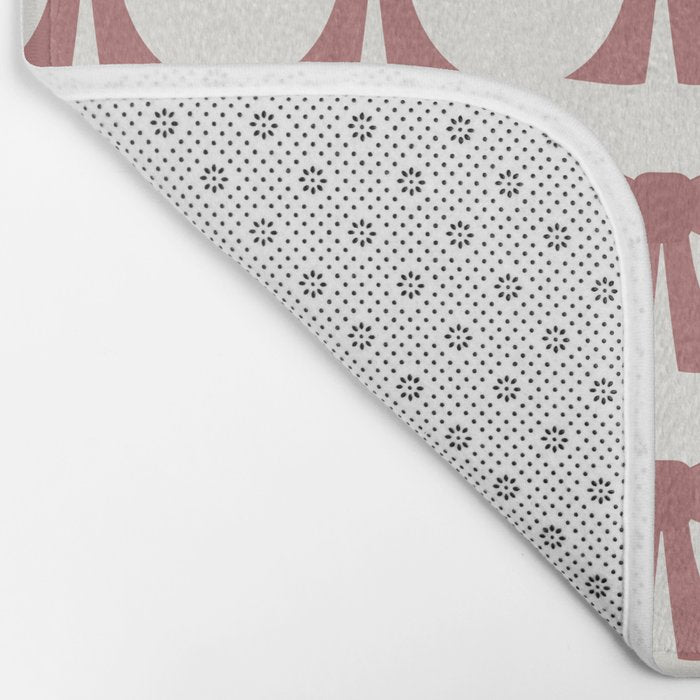 Vintage Bows III Pink Bath Mat Gallery Image 2