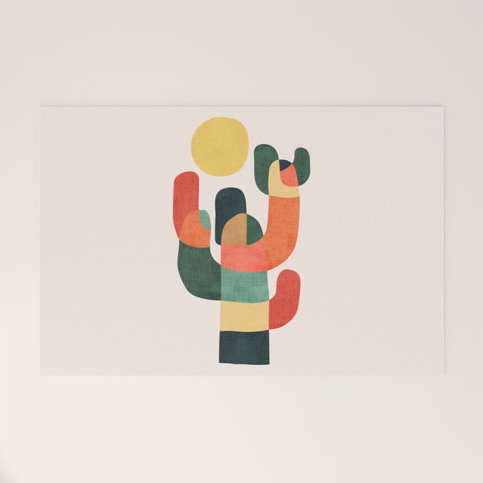 Cactus in the desert Welcome Mat Gallery Image 1