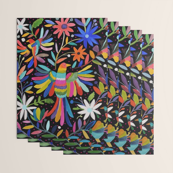 pajaros Otomi Wrapping Paper Gallery Image 3