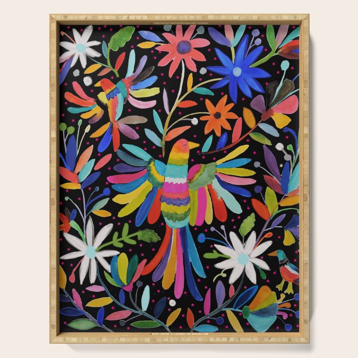 pajaros Otomi Serving Tray Gallery Image 1