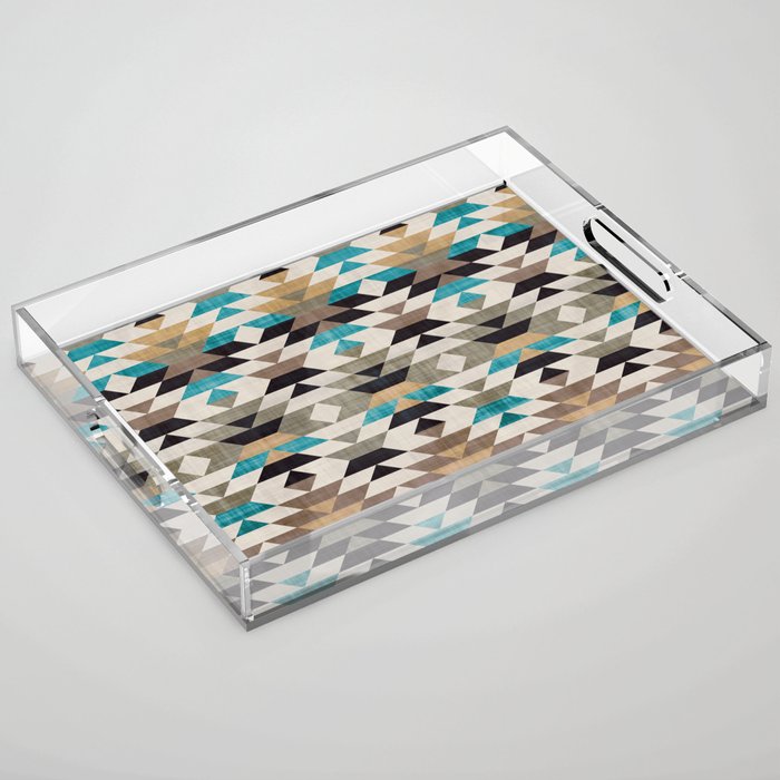 Southwestern Boho Art Prints Acrylic Tray Gallery Image 1