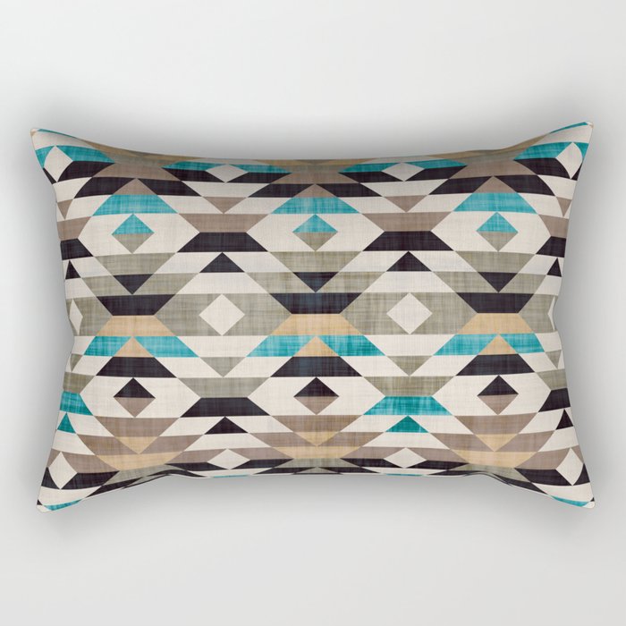 Southwestern Boho Art Prints Rectangular Pillow Gallery Image 1