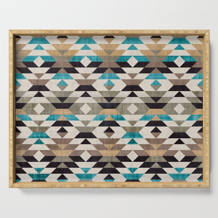 Southwestern Boho Art Prints Serving Tray Gallery Image 1