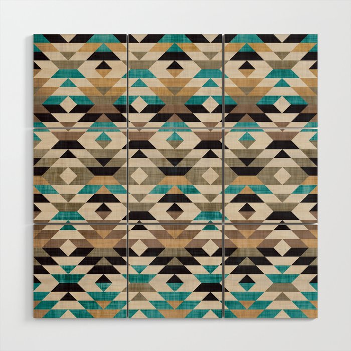 Southwestern Boho Art Prints Wood Wall Art Gallery Image 1