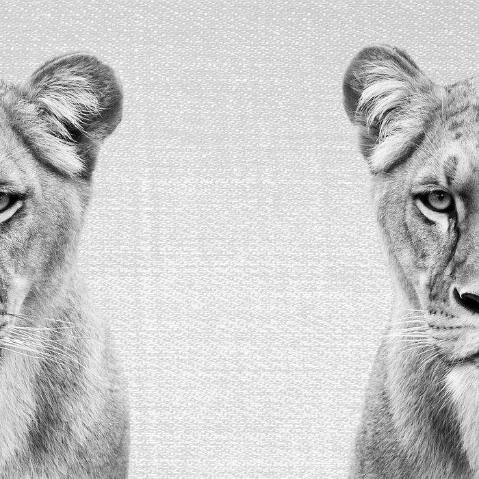 Lioness - Black & White Coffee Mug Gallery Image 2
