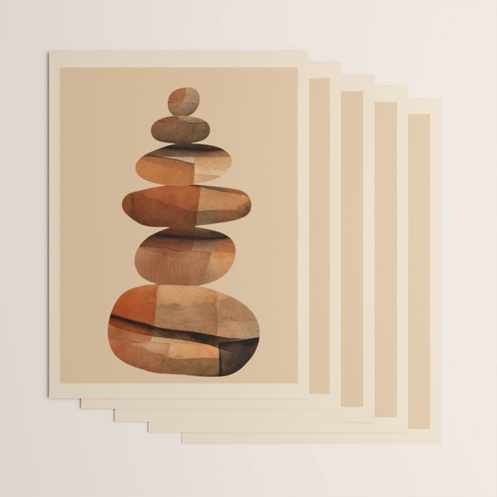 Abstract and Modern Stones Art 3 Wrapping Paper Gallery Image 3
